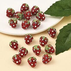 Clay Polymer Rhinestone Beads&nbsp;RB-A051-E06