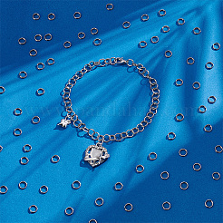 500Pcs Non-Tarnish 304 Stainless Steel Split Rings&nbsp;STAS-UN0065-26P-01