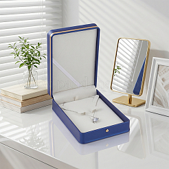 Imitation Leather Pure Color Flip-open Gift Boxes&nbsp;CON-WH0095-238B-03