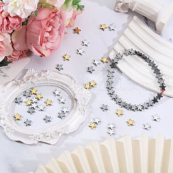 3Strands 3 Colors Non-magnetic Synthetic Hematite Bead Strands&nbsp;G-CA0001-81A