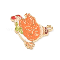 Thanksgiving Day Alloy Enamel Pendants&nbsp;ENAM-I076-01G-06