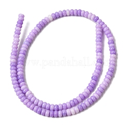 Cracked Opaque Glass Beads Strand&nbsp;GLAA-D306-A08