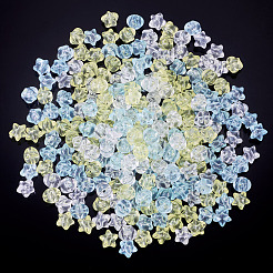 360Pcs 3 Colors Transparent Acrylic Beads&nbsp;TACR-TA0001-71