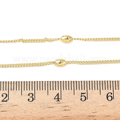 1.5MM Brass Twisted Curb Chain Necklaces for Women Men&nbsp;NJEW-F350-04G
