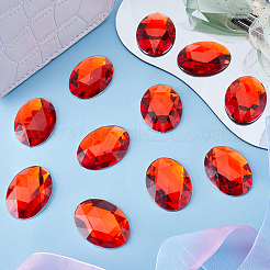 Acrylic Rhinestone Flat Back Cabochons&nbsp;DIY-GF0009-17A