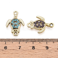 Alloy Rhinestone Connector Charms&nbsp;ALRI-T011-02