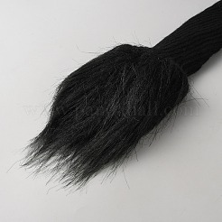 ポリエステルコットンブーツカバー  レッグガード  マスクと衣装のアクセサリー  ブラック  500x175x25mm&nbsp;AJEW-WH0070-38B