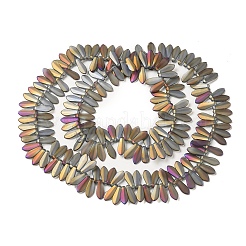 Electroplate Glass Beads Strands&nbsp;EGLA-P057-03A-FR02