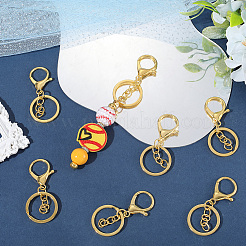 24Pcs Alloy Keychain Clasps&nbsp;KEYC-SC0001-82G