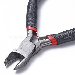 丸ペンチ付き45＃炭素鋼のdiyジュエリーツールセット  ワイヤーカッターペンチとジュエリービーズの修理のためのサイドカットペンチ  ブラック  315x70x10mm  3個/セット&nbsp;PT-R007-05