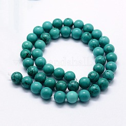 Natural Magnesite Beads Strands&nbsp;G-I199-33-8mm