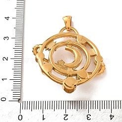 304 Stainless Steel Rhinestone Pendants&nbsp;RB-CBA9A37-03G-A