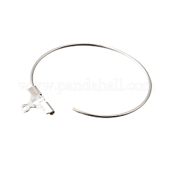 Rack Plating Brass Ring Hoop Earrings&nbsp;KK-L125-01P