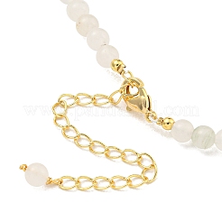 Natural Mixed Gemstone Round Beaded Necklaces&nbsp;NJEW-M214-07G