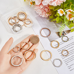 30Pcs 6 Styles Iron Split Rings&nbsp;IFIN-SP0001-20B