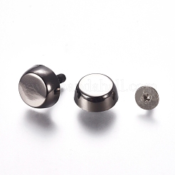 合金ジュエリーボックス引き出しハンドル  キャビネットノブ  コーン  ガンメタ色  16x13mm&nbsp;PALLOY-TAC0009-34-B