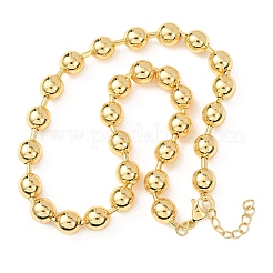 Brass Ball Chain Necklaces for Men Women&nbsp;NJEW-H089-01G
