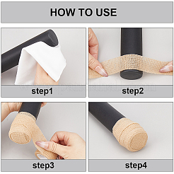 Self Adhesive Cloth Felt Strips&nbsp;DIY-WH0349-164C