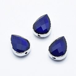 Faceted Glass Beads&nbsp;GLAA-F071-14x10mm