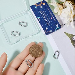 6Pcs Brass Spring Gate Rings&nbsp;FIND-SC0010-96B