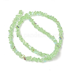 Electroplate Transparent Glass Beads Strands&nbsp;EGLA-P061-04C-AB19
