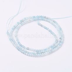 Natural Aquamarine Beads Strands&nbsp;G-J376-22A-2mm
