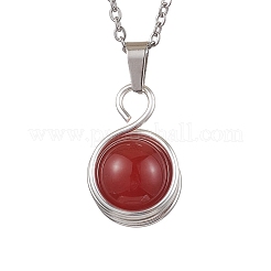 304 Stainless Steel Cable China Necklaces&nbsp;NJEW-JN04868-02