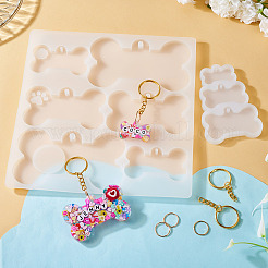 2Pcs 2 Styles DIY Pendant Silicone Molds&nbsp;SIMO-TA0001-10