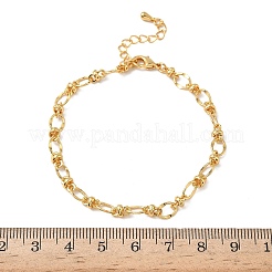 Brass Link Chain Bracelets for Women&nbsp;BJEW-B153-01G