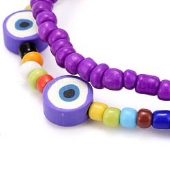 Glass Seed Beads Stretch Bracelets&nbsp;BJEW-JB06291-05
