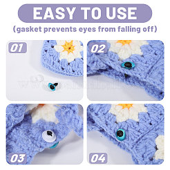 14Pairs 7 Colors Plastic Craft Eyes&nbsp;DIY-CA0007-86A