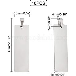 304 Stainless Steel Pendants&nbsp;STAS-UN0005-93