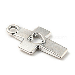 合金のチベット風チャーム  クロス  アンティークシルバー  18.5x10.5x2mm  穴：1.8mm  657個/ 500g&nbsp;PALLOY-P293-159
