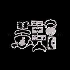 Father Christmas Frame Carbon Steel Cutting Dies Stencils&nbsp;DIY-F036-01