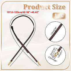 PU Leather Adjustable Bag Straps&nbsp;PURS-WH0005-63G