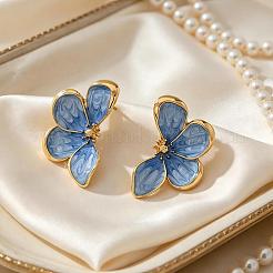 Zinc Alloy Enamel Stud Earrings for Women&nbsp;TW5605-2