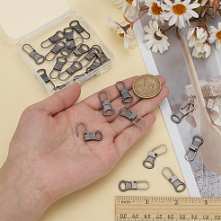 24Pcs Detachable Alloy Zipper Sliders&nbsp;FIND-FG0005-10B
