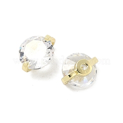 Brass Micro Pave Cubic Zirconia Charms&nbsp;KK-B166-09G