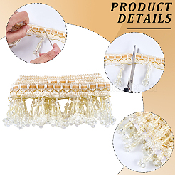 4M Polyester Silk and Plastic Curtain Accessories&nbsp;DIY-CY0002-10A