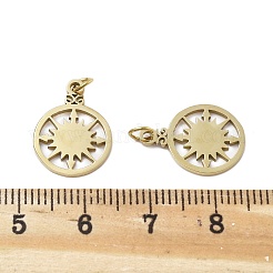 304 Stainless Steel Pendants&nbsp;STAS-D302-08G