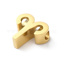 星座 304 ステンレススチール チャーム  牡羊座  8x9x3mm  穴：2mm&nbsp;STAS-U038-01G-01