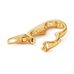 925 Sterling Silver with Clear Cubic Zirconia Twister Clasp&nbsp;LS-FIND-WH0126-76G