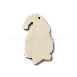 Christmas Single Face Printed Wood Big Pendants&nbsp;WOOD-H102-01H