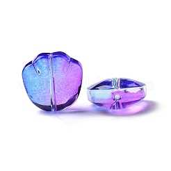 Transparent Spray Painted Glass Beads&nbsp;GLAA-I050-12J