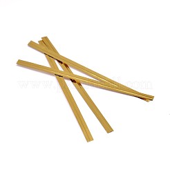 メタリックワイヤーツイストタイ  鉄ハート  パン菓子袋用  ミックスカラー  80x4mm&nbsp;OCOR-R001-80mm