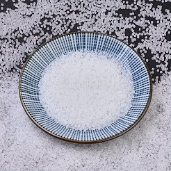 MIYUKIデリカビーズ  シリンダー  日本製シードビーズ  11/0  （db0741)マットクリスタル  1.3x1.6mm  穴：0.8mm  約20000個/袋  100 G /袋&nbsp;SEED-J020-DB0741