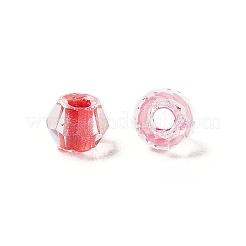 100Pcs Transparent Inside Colours Glass Beads&nbsp;GLAA-P061-01I