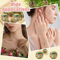 10Pcs Alloy Enamel Beads&nbsp;ENAM-YW0009-38