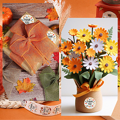 1 Roll Autumn Stickers Roll&nbsp;DIY-SP0005-86
