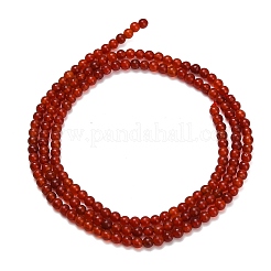 Natural Carnelian Beads Strands&nbsp;G-Z116-A22-2mm